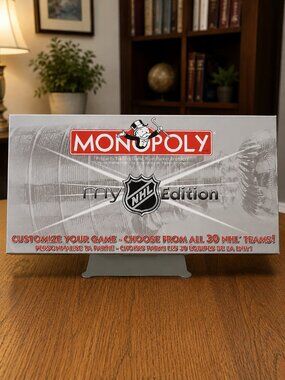 MONOPOLY MY NHL EDITION CUSTOMIZE GAME - Rare!! 2007
